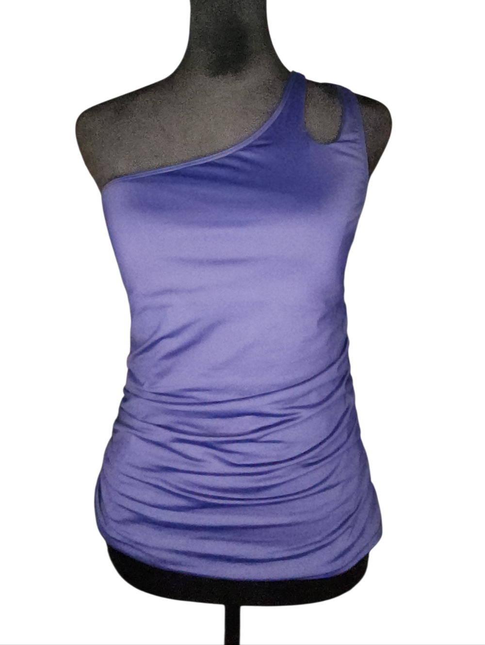 La Blanca Island Goddess One Shoulder Keyhole Tankini Set, Womens 8 - Picture 3 of 10
